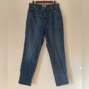 Loft curvy high rise boyfriend jeans